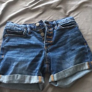 Denim shorts